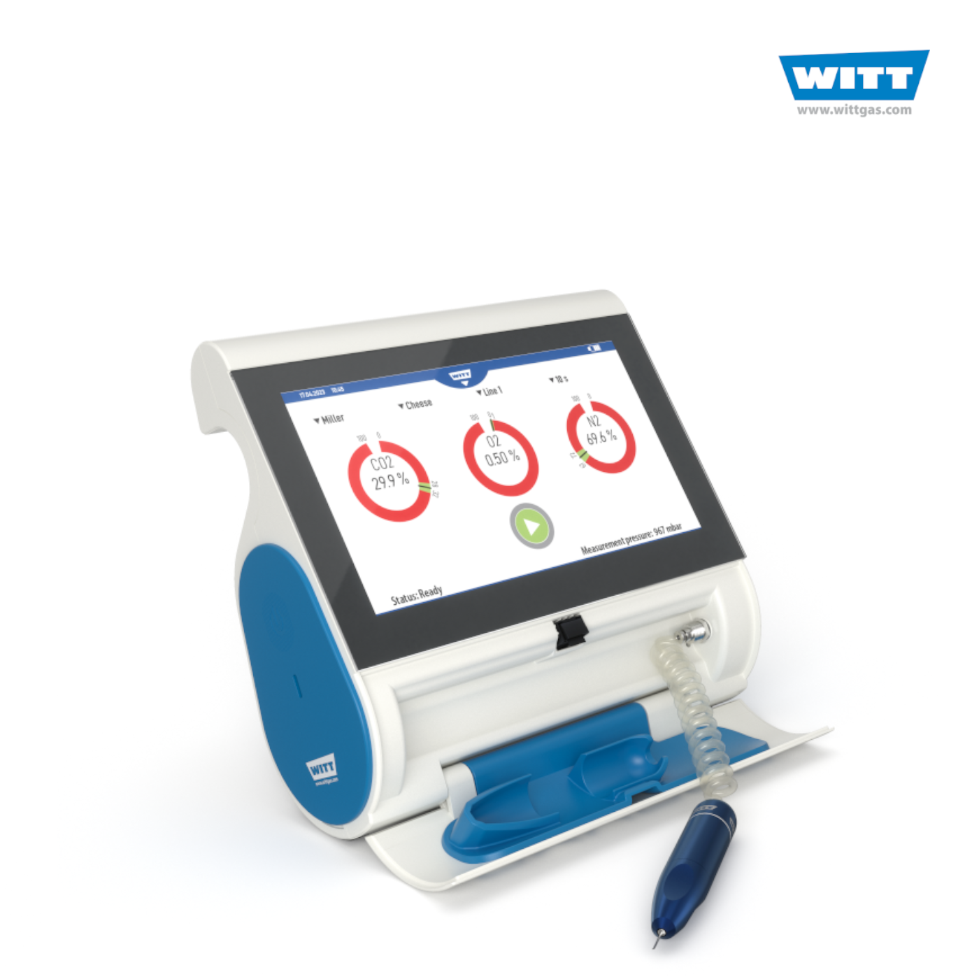 Witt Oxypad MAP Gaz Kontrol Cihazı CO2/O2