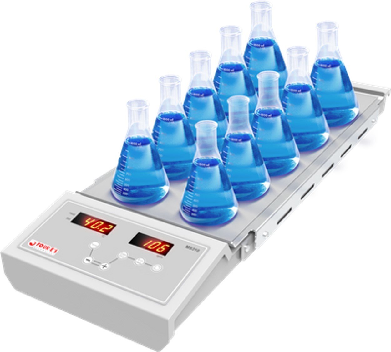 Four E's Scientific MS310 Dijital Isıtıcılı Manyetik Karıştırıcı 10'lu