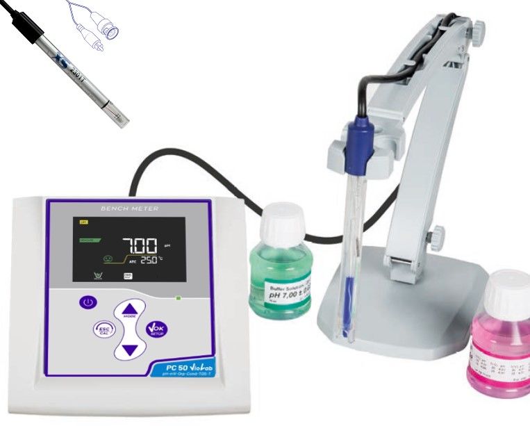 XS Instruments PC 50 VioLab Masaüstü Multiparametre Ölçer + 2301T İletkenlik Hücresi