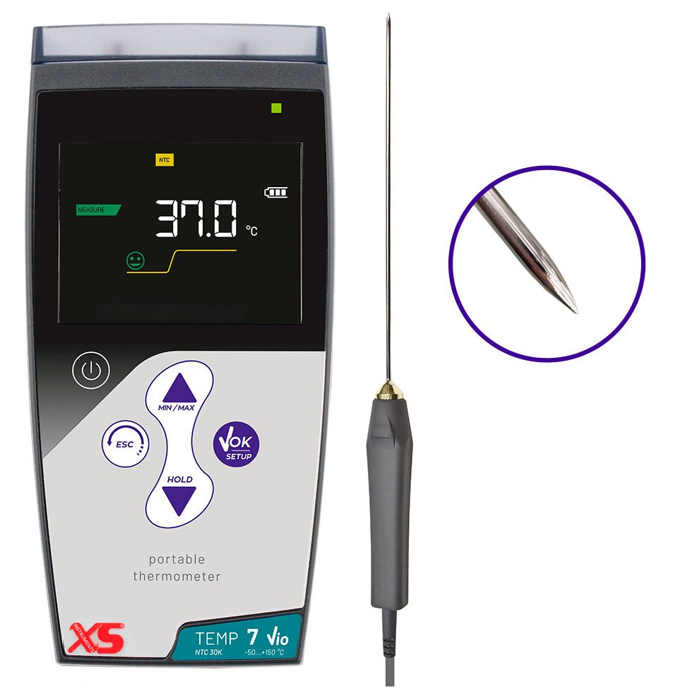 XS Instruments TEMP 7 NTC Vio Termometre NT 7P Problu