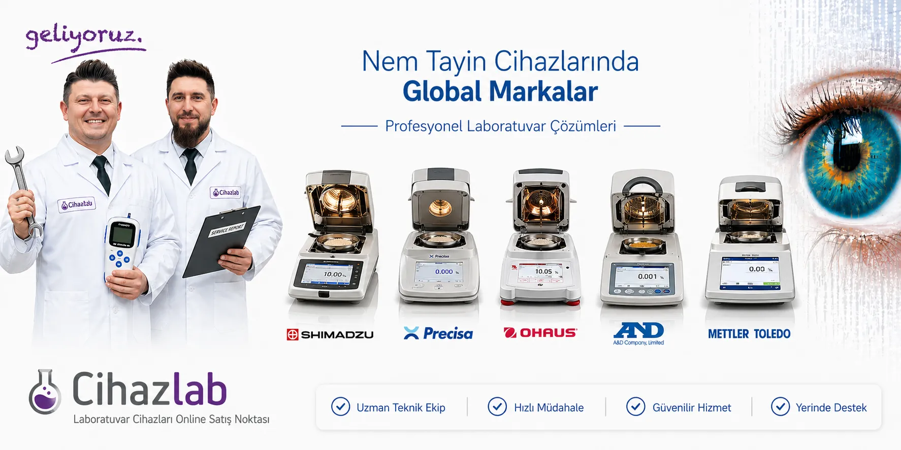 Laboratuvar Cihazları - Nem Tayin Cihazları