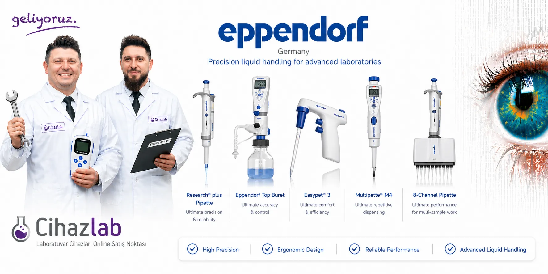 Eppendorf Otomatik Pipetler