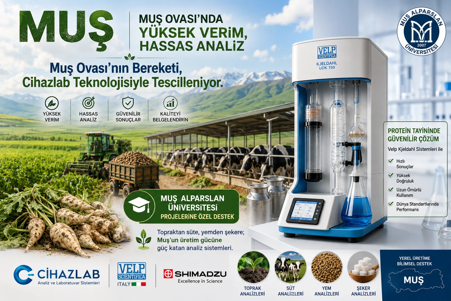 Velp Azot protein Tayin Cihazları