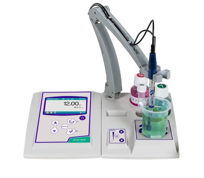 XS Instruments pH 8+DHS Masaüstü Ph Metre, Manyetik Karıştırıcı, Dijital Elektrot ile