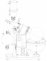Buchi R220 EX  Exproof Endüstriyel Rotary Evaporatör