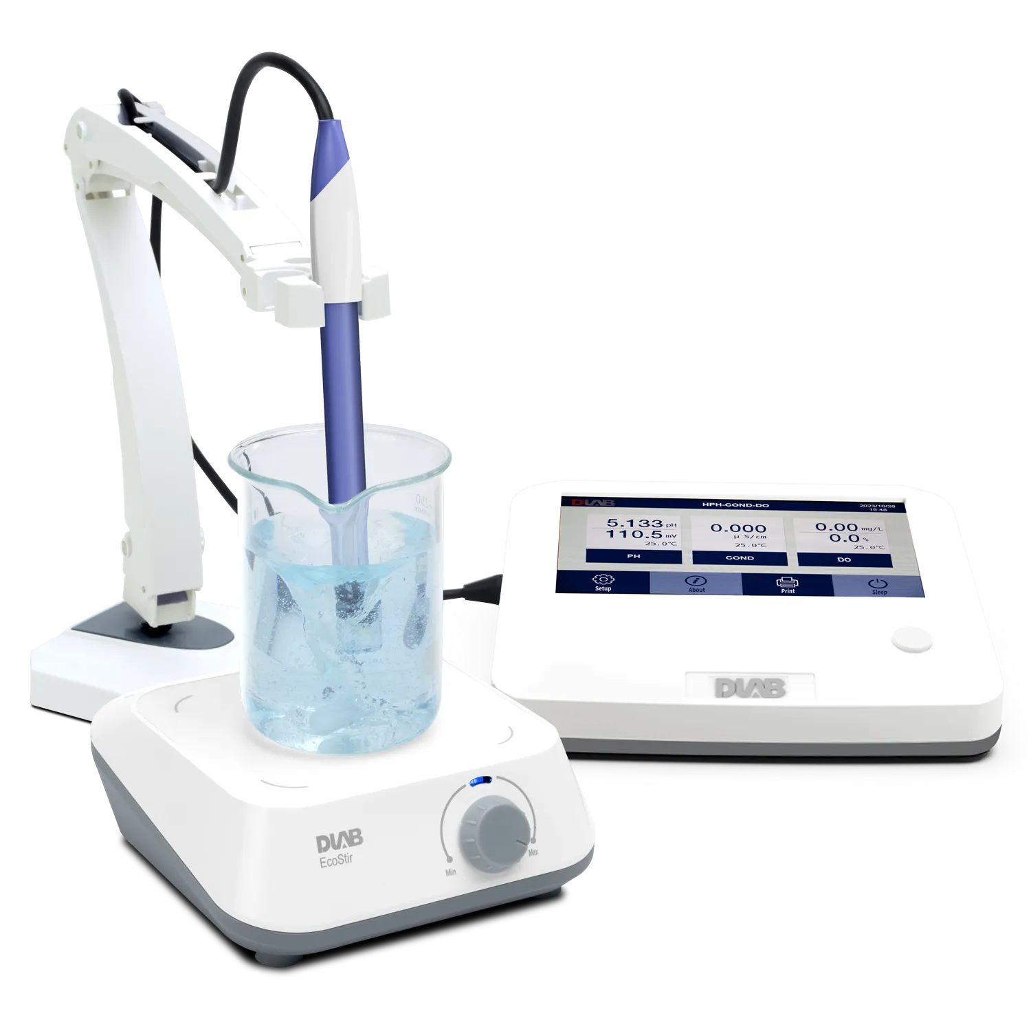 4090010203 Dlab DPH100T Benchtop pH Meter (Touch screen)