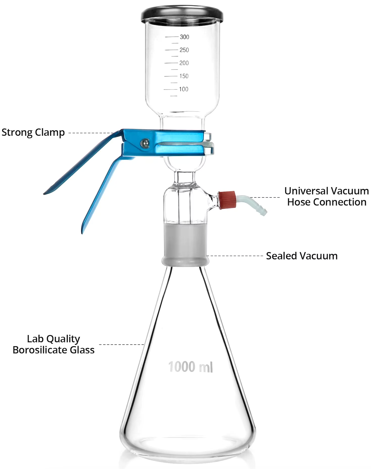 Cam Vakum Filtrasyon Seti 1000 ml NST-G1000