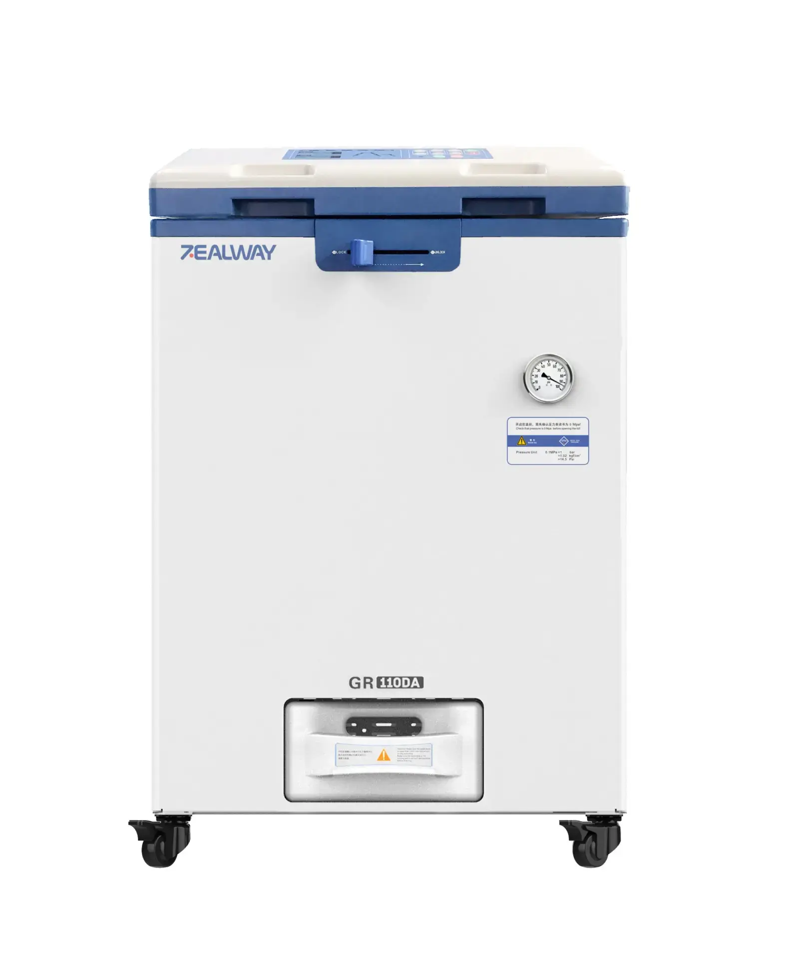 Zealway GR-85SA Dik Tip Otoklav 85 Litre