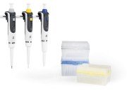 Brand Otomatik Dörtlü Pipet Seti 10-100ul,0,1-1 ml, 0,5-5 ml, 1-10 ml pipetler, askıları ve kutulu uçları ile komple