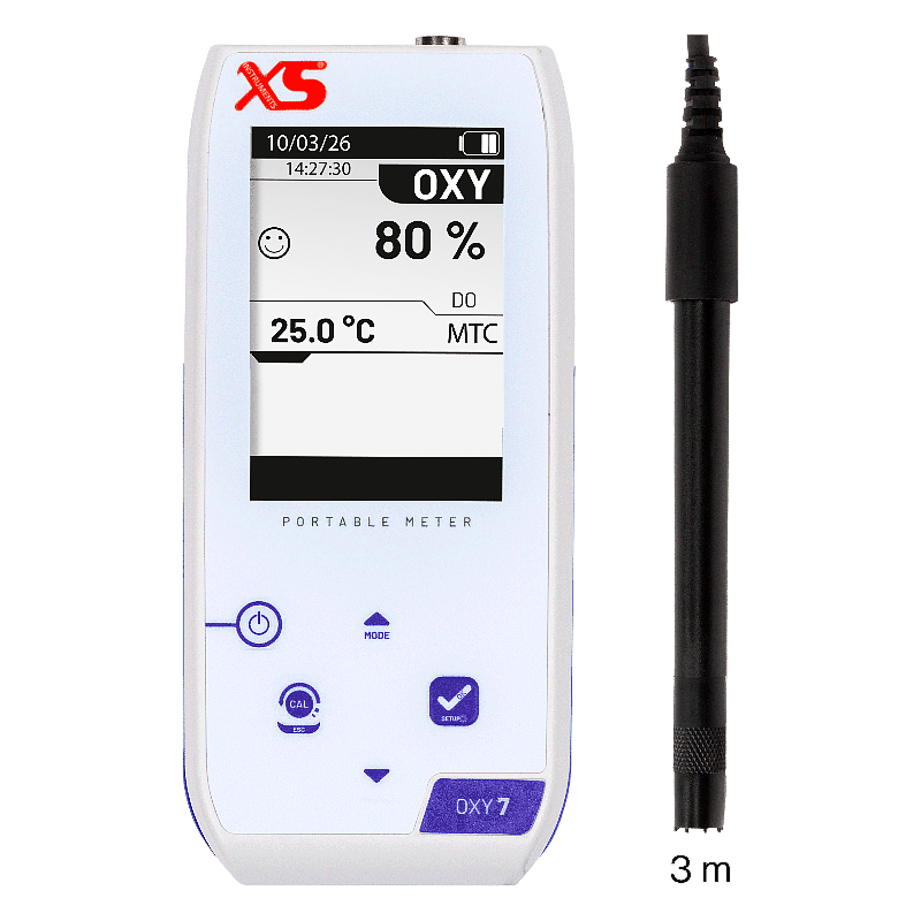 XS Instruments OXY 7 NEX Portatif Çözünmüş Oksijen Ölçer