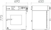 Binder VDL 23 Vakumlu Etüv 23 Litre
