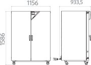 Binder FED 720 Etüv 741 Litre