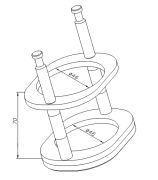LISTON CAS.180.3-1.45.80 Tüp Adaptörü